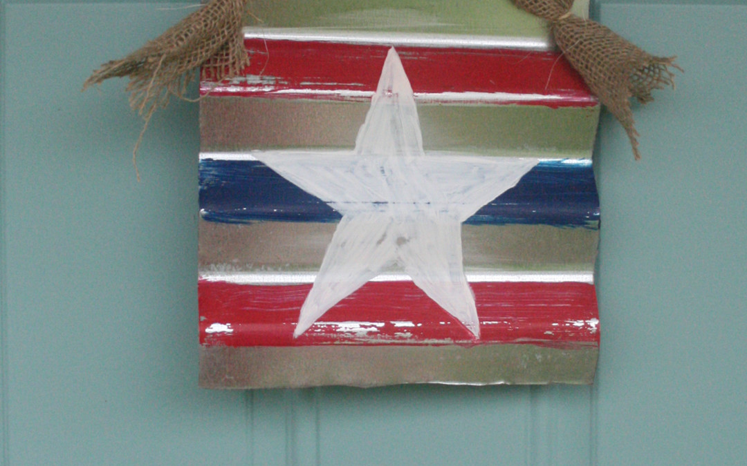 Fourth Of July Door Decor! TUTORIAL & GIVEAWAY